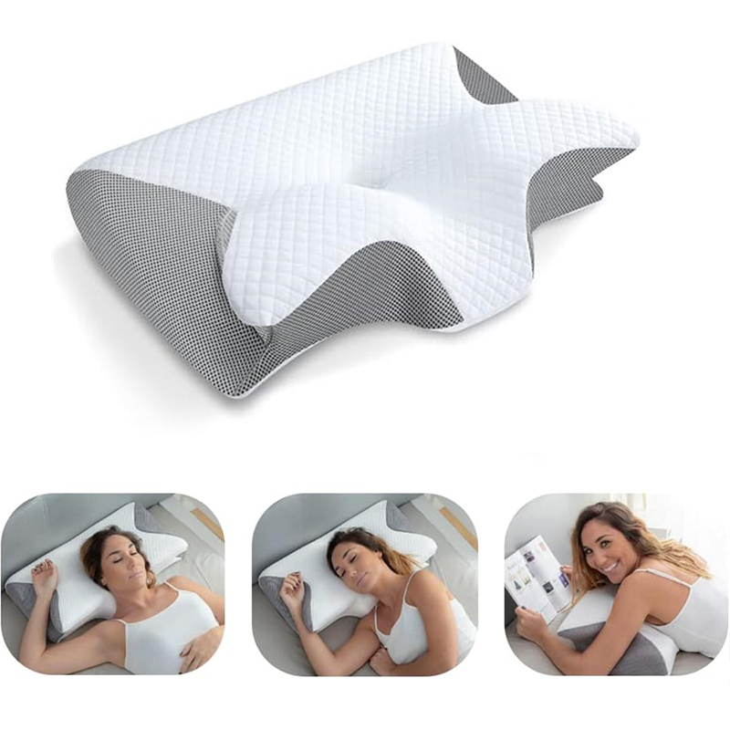 New Memory Foam Cervical Pillo - Anti Snore Contour Pillow ulasan dan harga