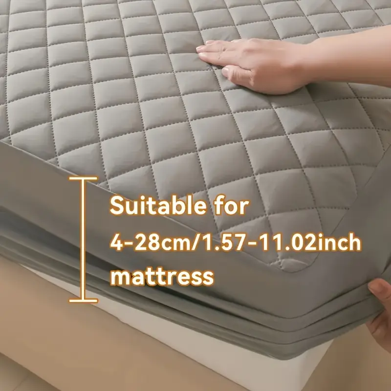 1pc Quilted Waterproof Fitted  - Waterproof Mattress Protector Breathable ulasan dan harga