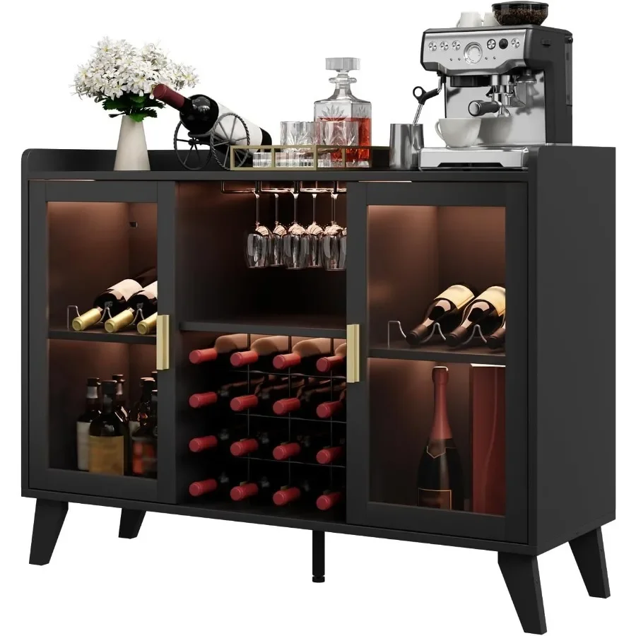 Bar Cabinet with LED Lights fo - Storage & Organization ulasan dan harga