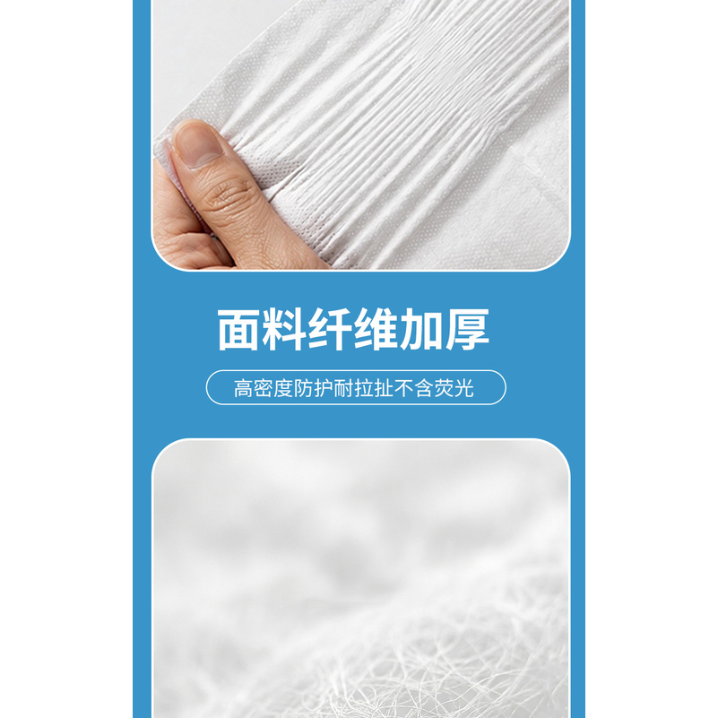 100Pcs Disposable Thick Non-wo - Waterproof Mattress Protector Breathable ulasan dan harga