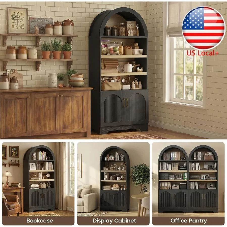 71 Tall Arched Kitchen Pantry  - Storage & Organization ulasan dan harga