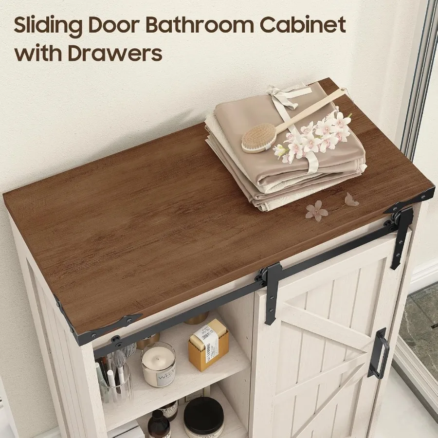 Farmhouse bathroom storage cab - Storage & Organization ulasan dan harga