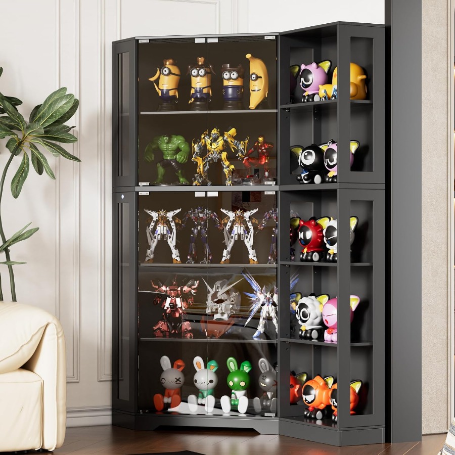 Corner display curio cabinet w - Storage & Organization ulasan dan harga
