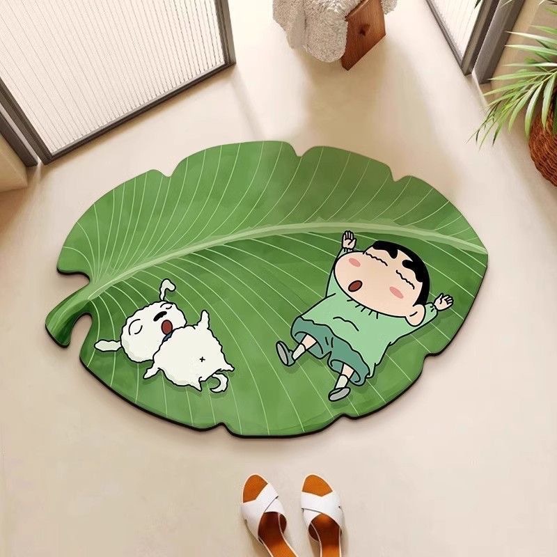 Kawaii Shin Chan Diatomite Bat - Quick Dry Diatomite Bath Mat ulasan dan harga