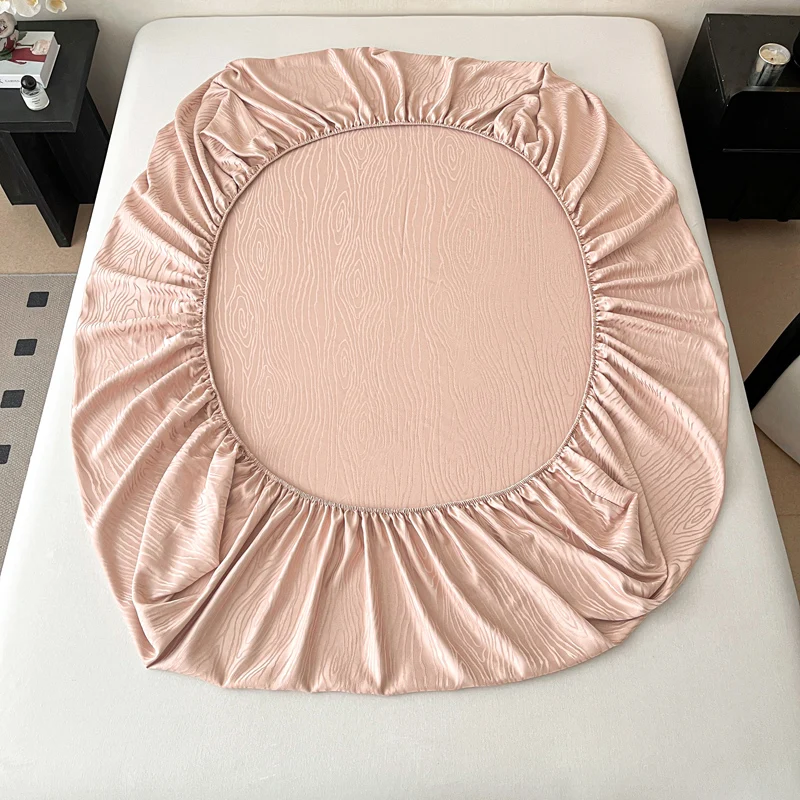 Fashion Ripple Jacquard Fitted - Fitted Bed Sheets Deep Pocket ulasan dan harga