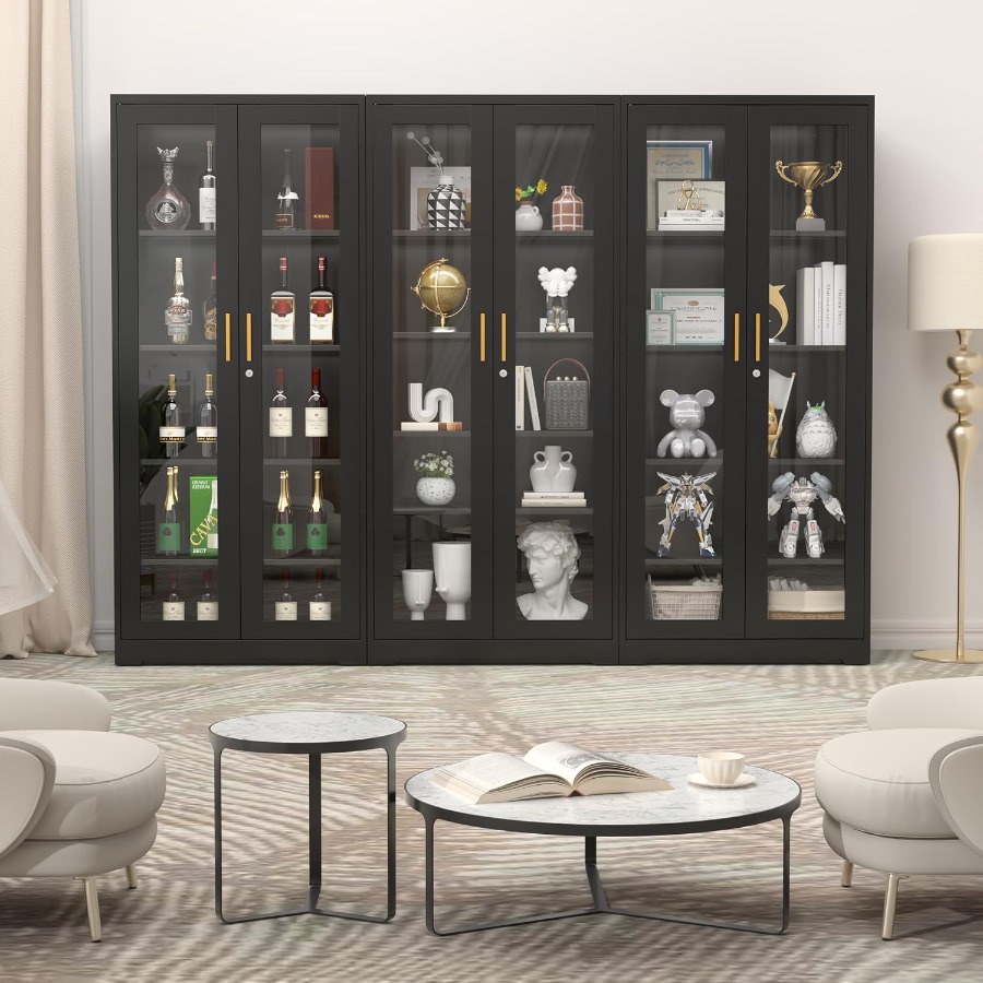 71 Glass Display Cabinet with  - Storage & Organization ulasan dan harga